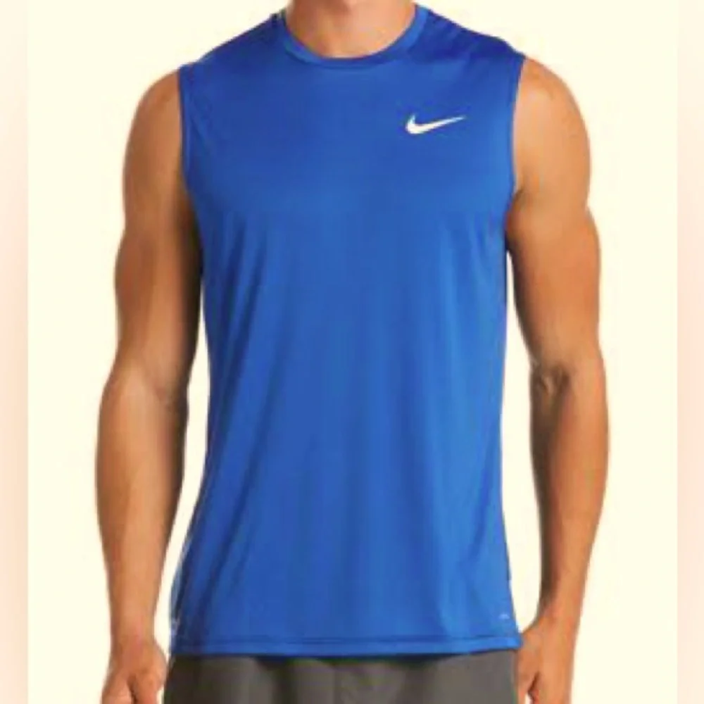 Nike Dri-FIT Men's Sleeveless Fitness T-Shirt - Picture 1 of 10